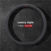 Luxury Suede Leather Steering Wheel Cover