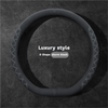 Luxury Suede Leather Steering Wheel Cover