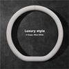 Luxury Suede Leather Steering Wheel Cover