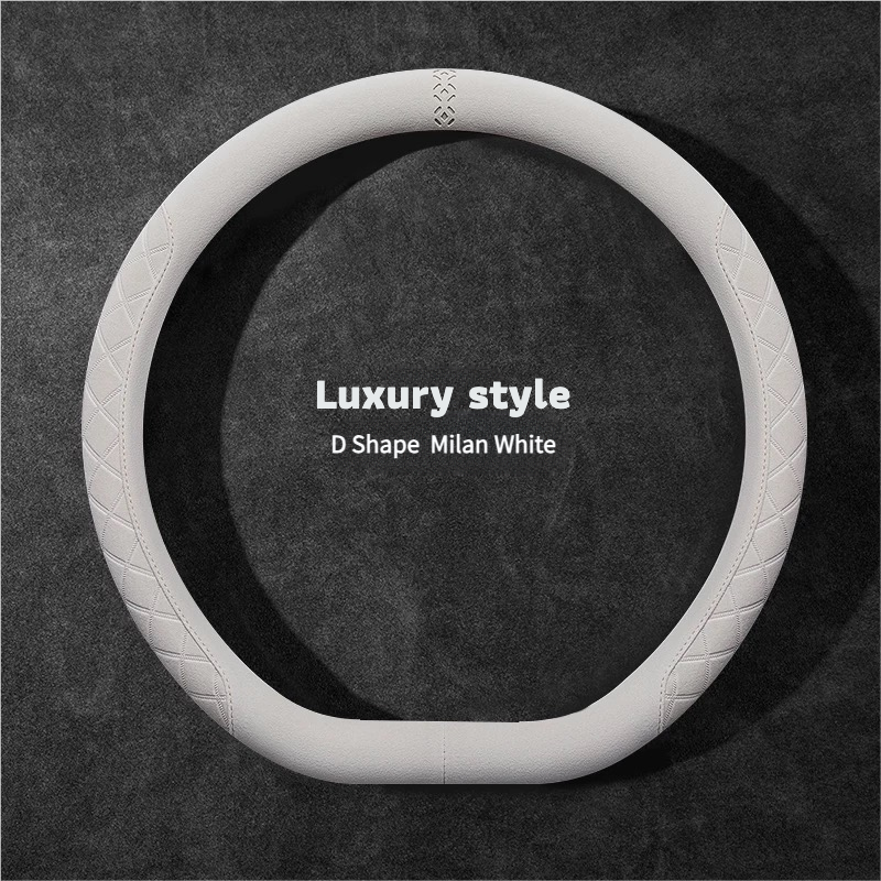 Luxury Suede Leather Steering Wheel Cover