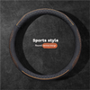 Luxury Suede Leather Steering Wheel Cover