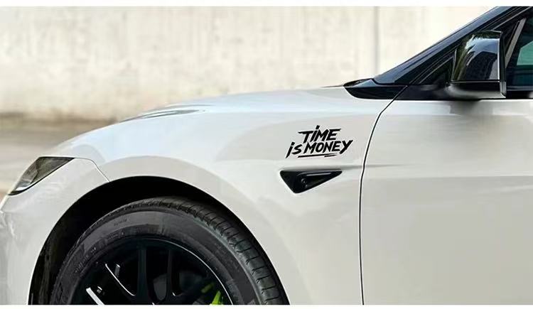 CarNest Premium Car Decal Sticker – [Time is Money]
