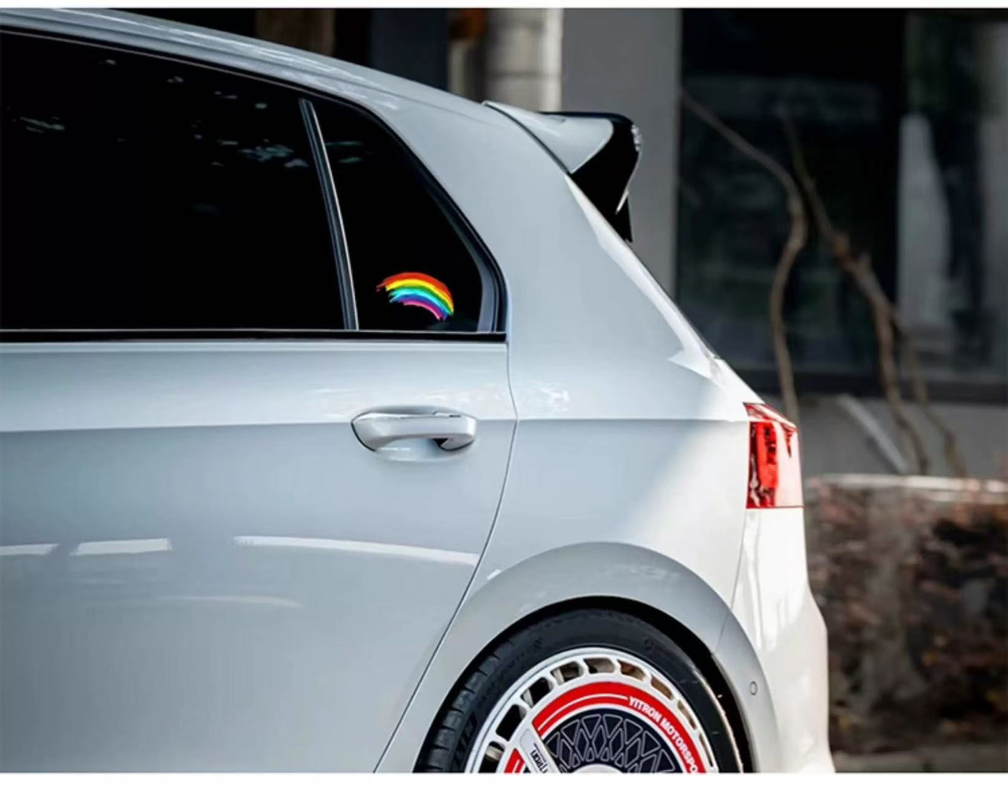 CarNest Premium Car Decal Sticker – [RainBow]