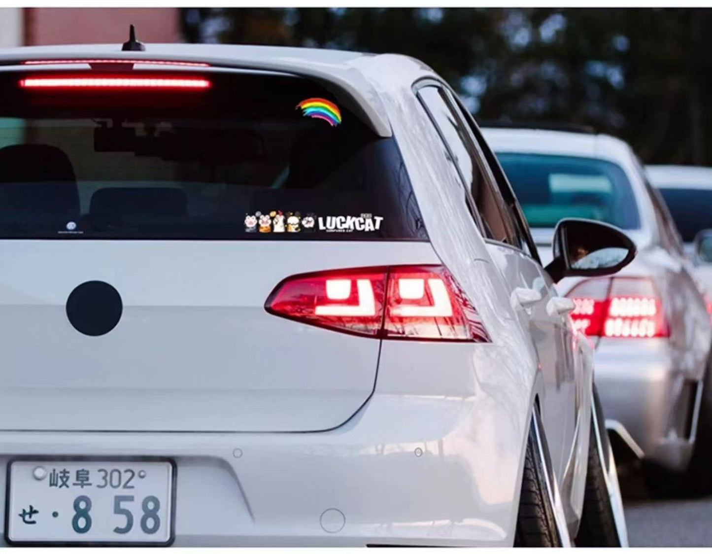 CarNest Premium Car Decal Sticker – [RainBow]