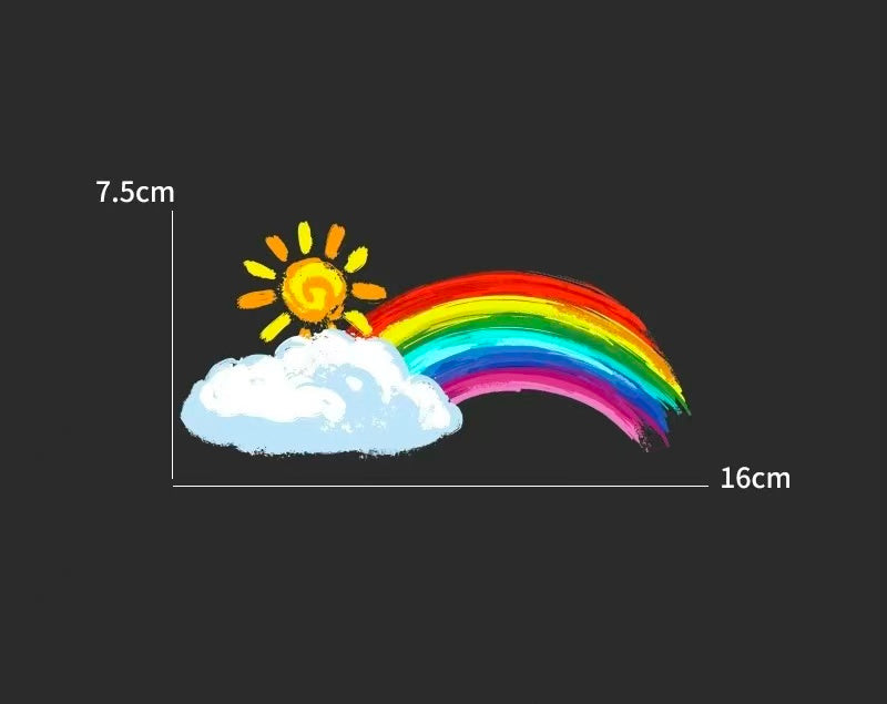 CarNest Premium Car Decal Sticker – [RainBow]