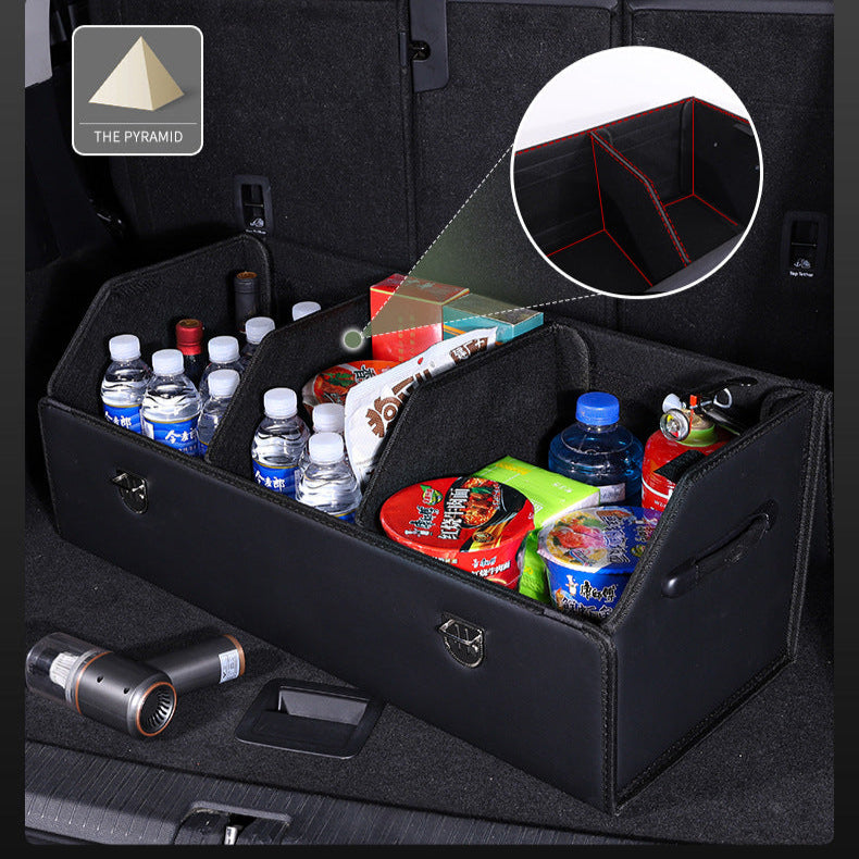 CarNest Luxe Leather Trunk Organizer – Prestige Edition